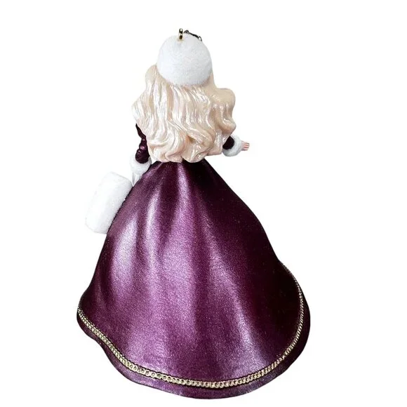 HALLMARK Keepsake HOLIDAY BARBIE 1996 Set of 2 Doll Ornament NIB Original Box - Picture 10 of 12